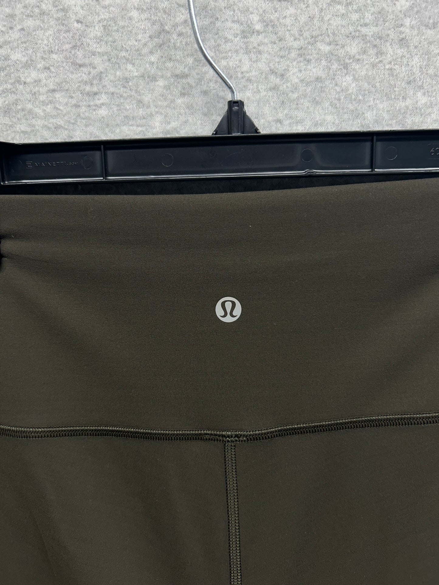 Lululemon Wunder Train High-Rise Crop 21" Size 12 Dark Olive