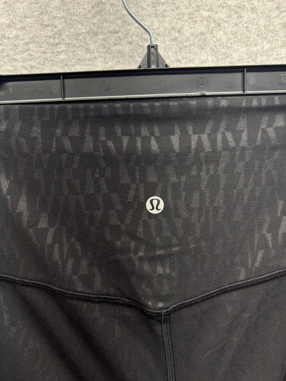Lululemon Align High-Rise Pant 28" Size 12 Segment Emboss Black