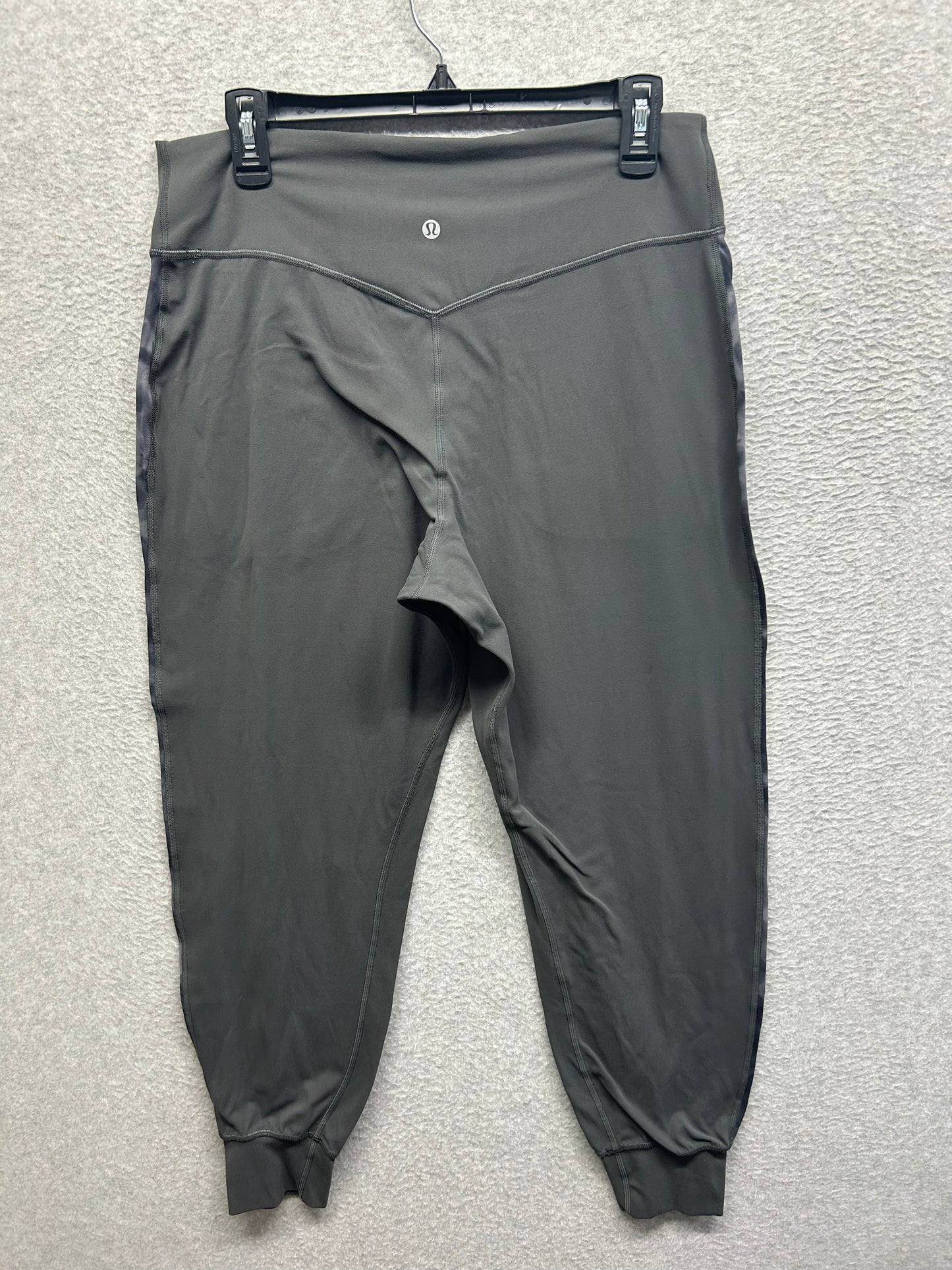 Lululemon Align Jogger Track Stripe Size 12 Graphite Grey