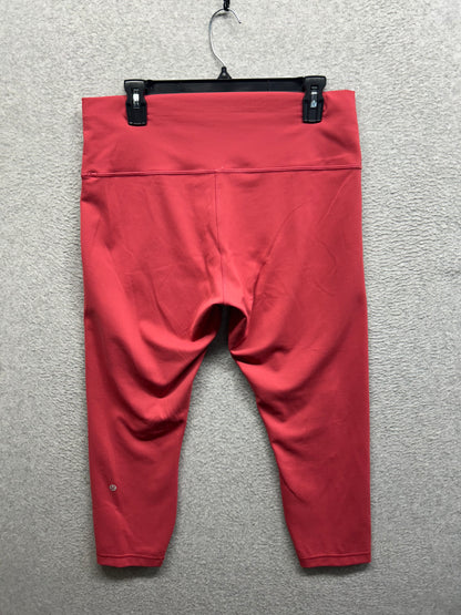 Lululemon Wunder Train High-Rise Crop 23" Size 14 Vintage Rose