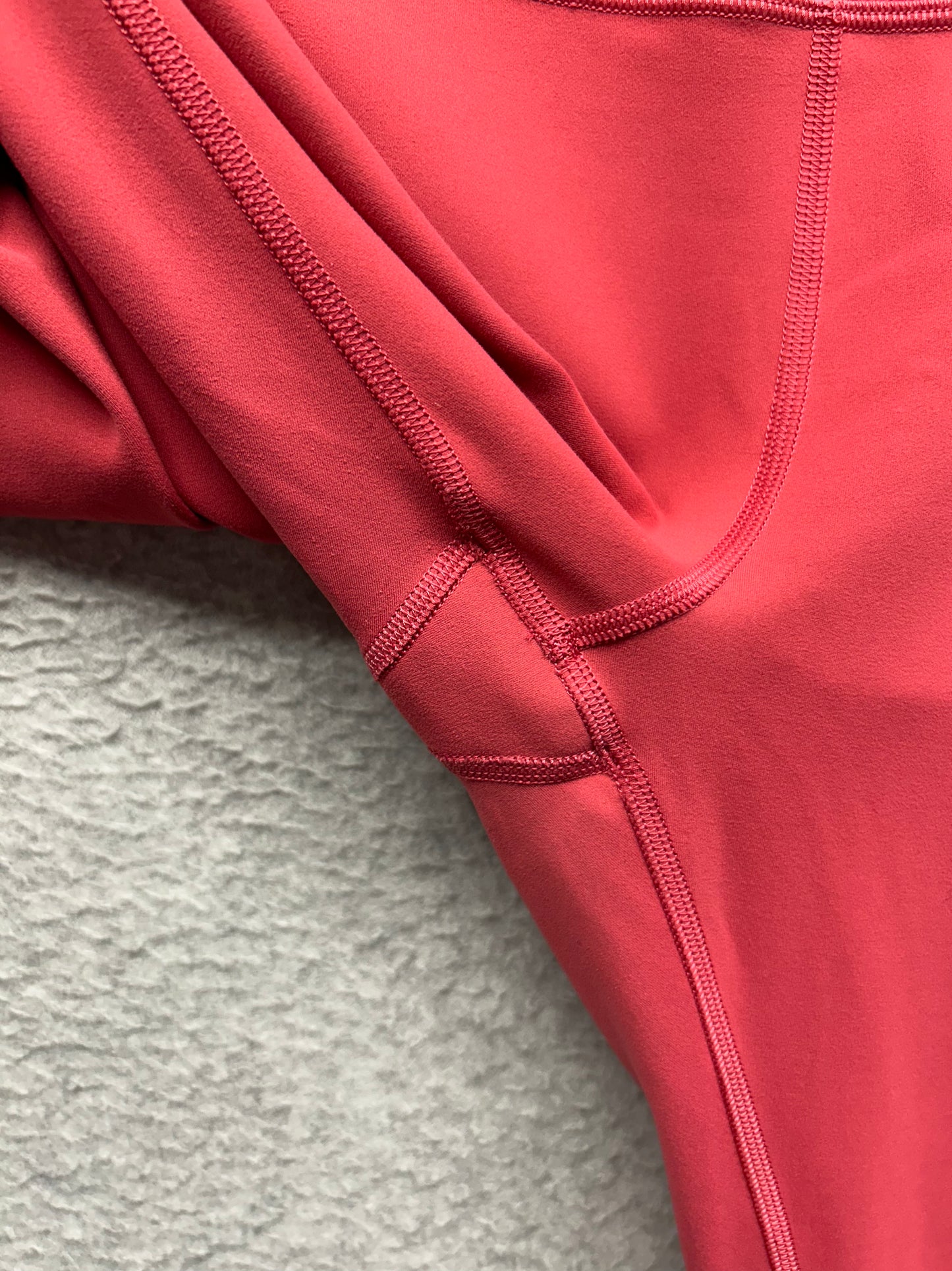 Lululemon Wunder Train High-Rise Crop 23" Size 14 Vintage Rose