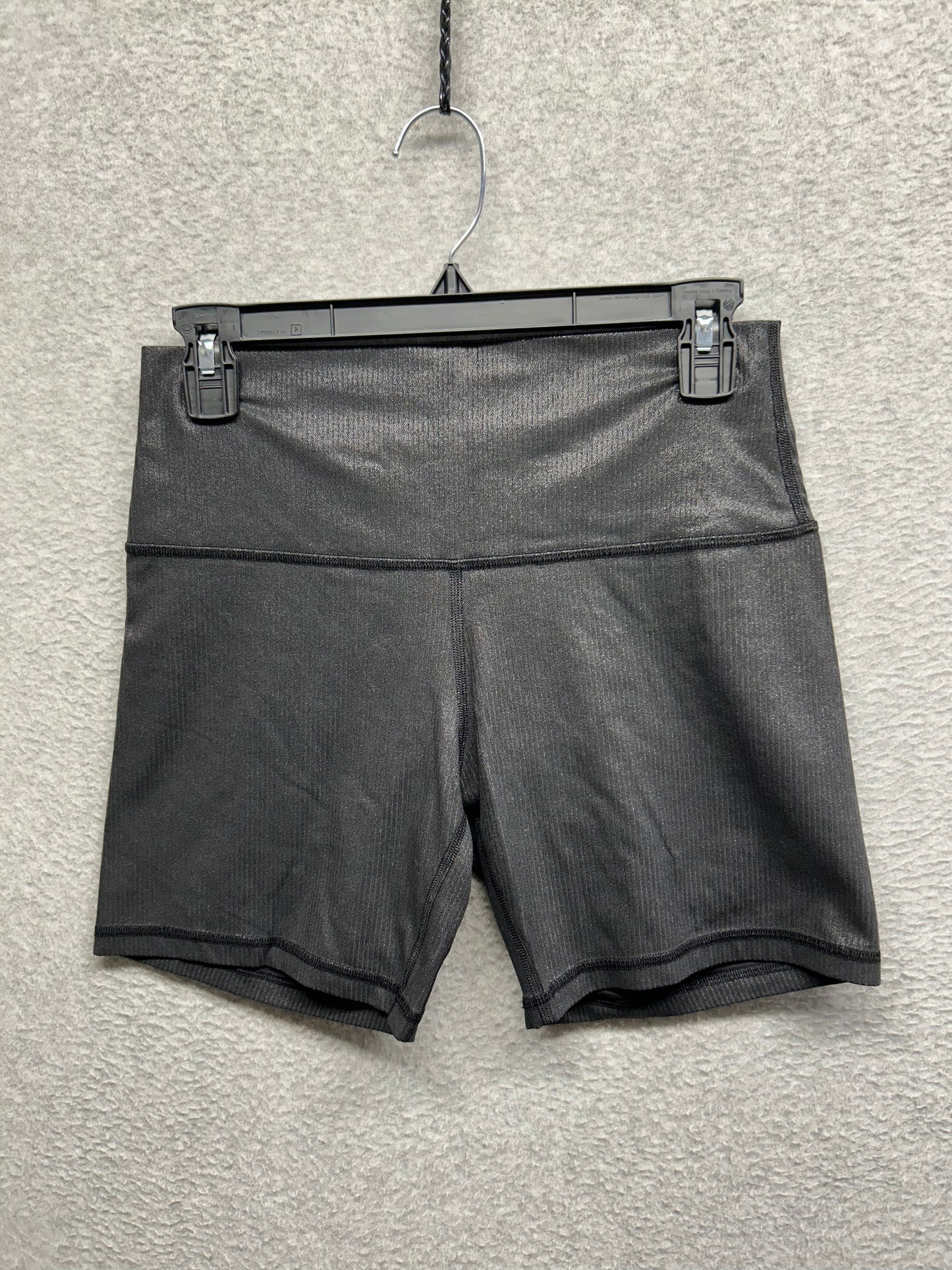 Lululemon Align Ribbed High-Rise Short 6" Shine Size 10 (Square) Black