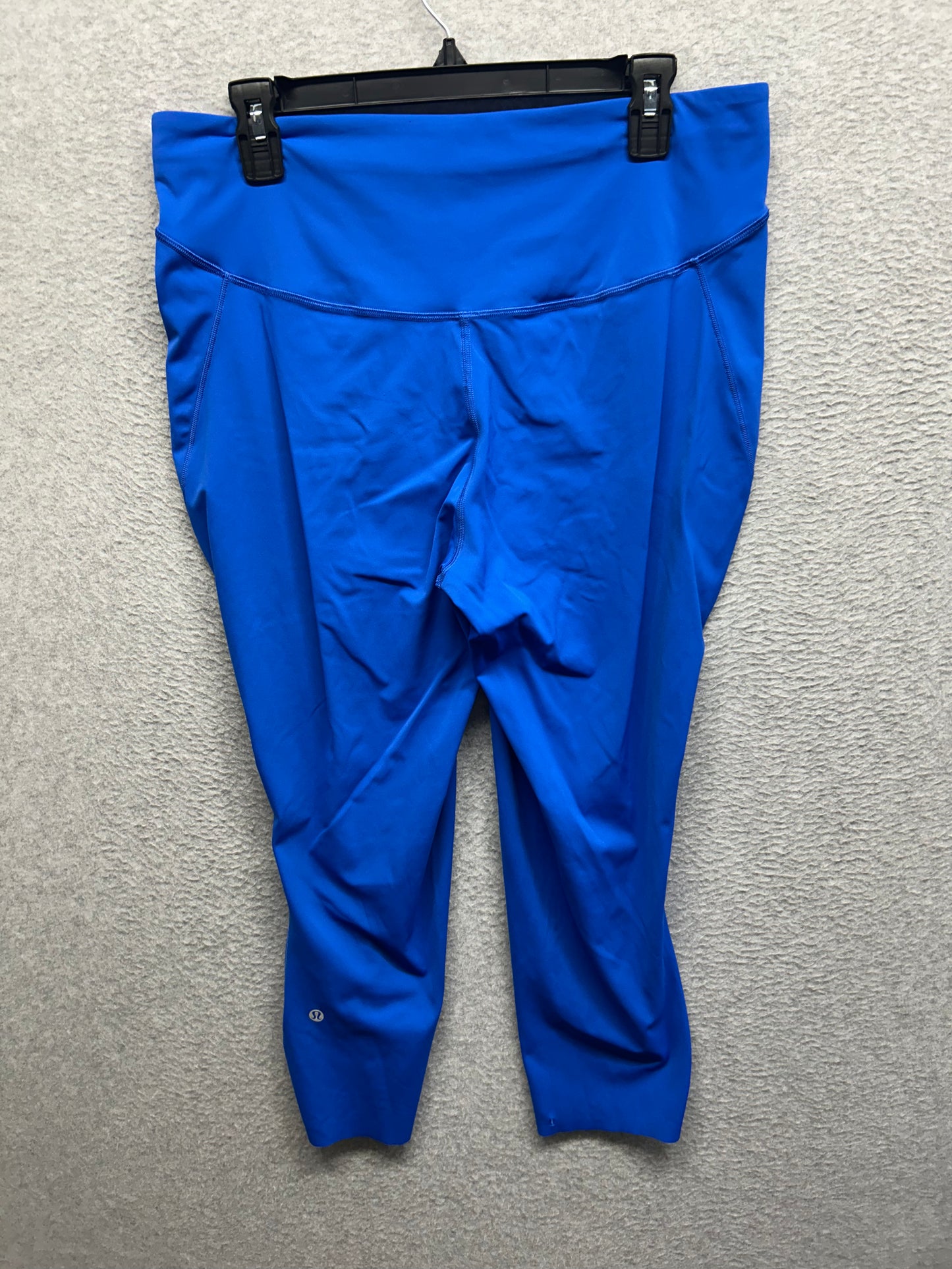 Lululemon Base Pace High-Rise Crop 23" Size 14 Blazer Blue Tone