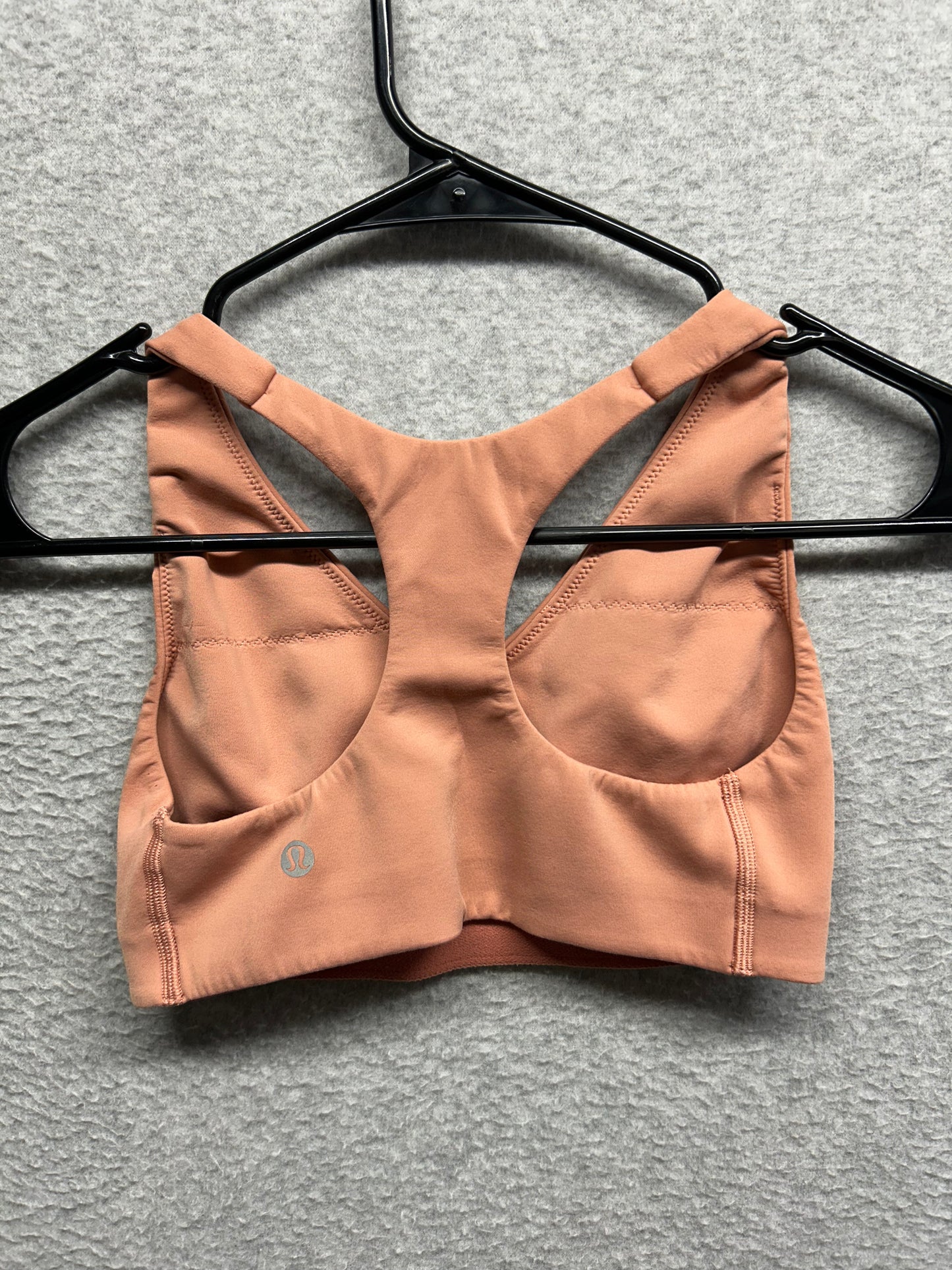 Lululemon In Alignment Racerback Bra Size 4 Pink Savannah