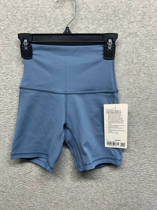 Lululemon Align High-Rise Short 6" Size 0 Washed Denim