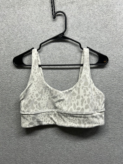 Lululemon Align Reversible Bra Size 12 Cheetah Camo Antique White Multi