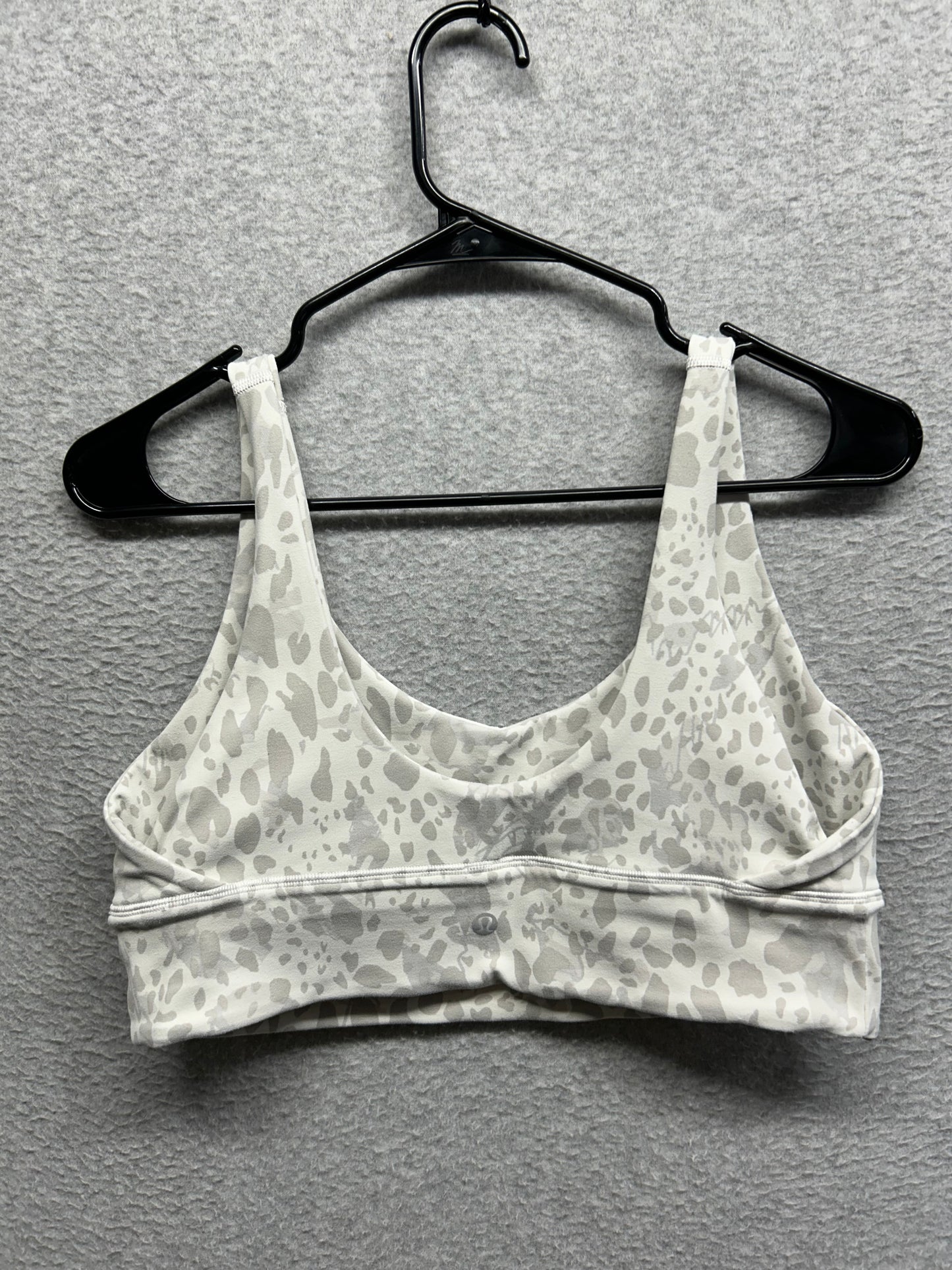 Lululemon Align Reversible Bra Size 12 Cheetah Camo Antique White Multi