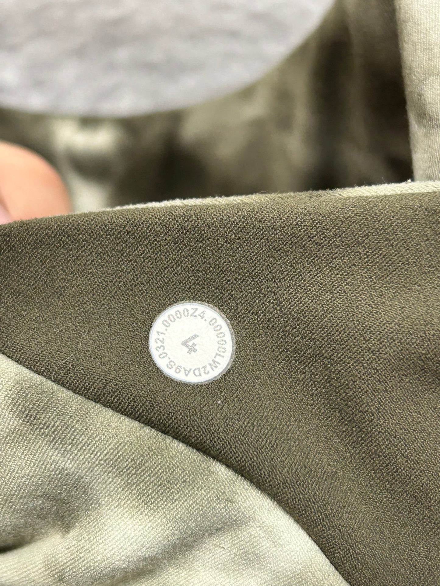 Lululemon Align Reversible Bra Size 4 Diamond Dye Light Sage Medium Olive / Dark Olive