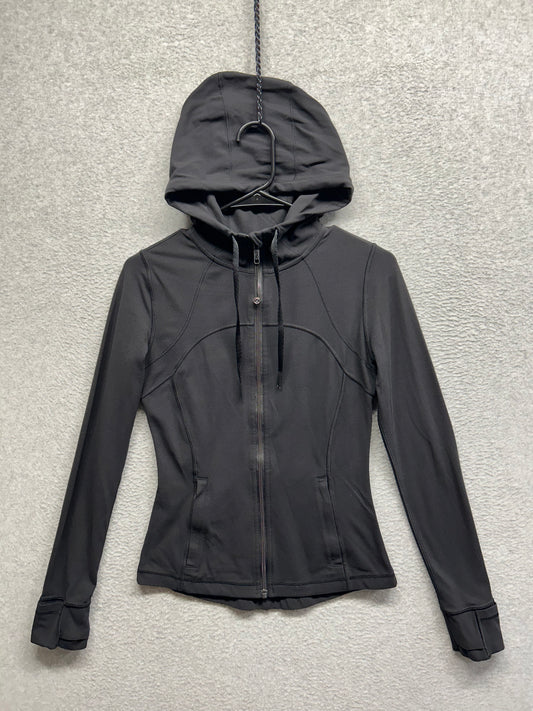 Lululemon Hooded Define Jacket Nulu Size 6 Black