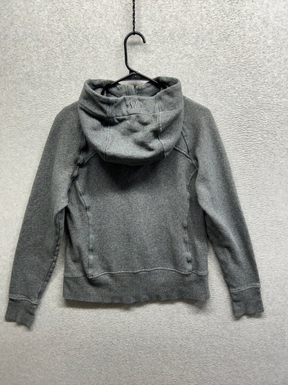 Lululemon Scuba Hoodie Size 10 Heathered Dark Gray