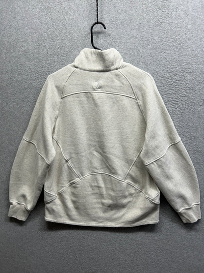 Lululemon Scuba Oversized Funnel-Neck Half Zip Long Size M/L Bone|Gold