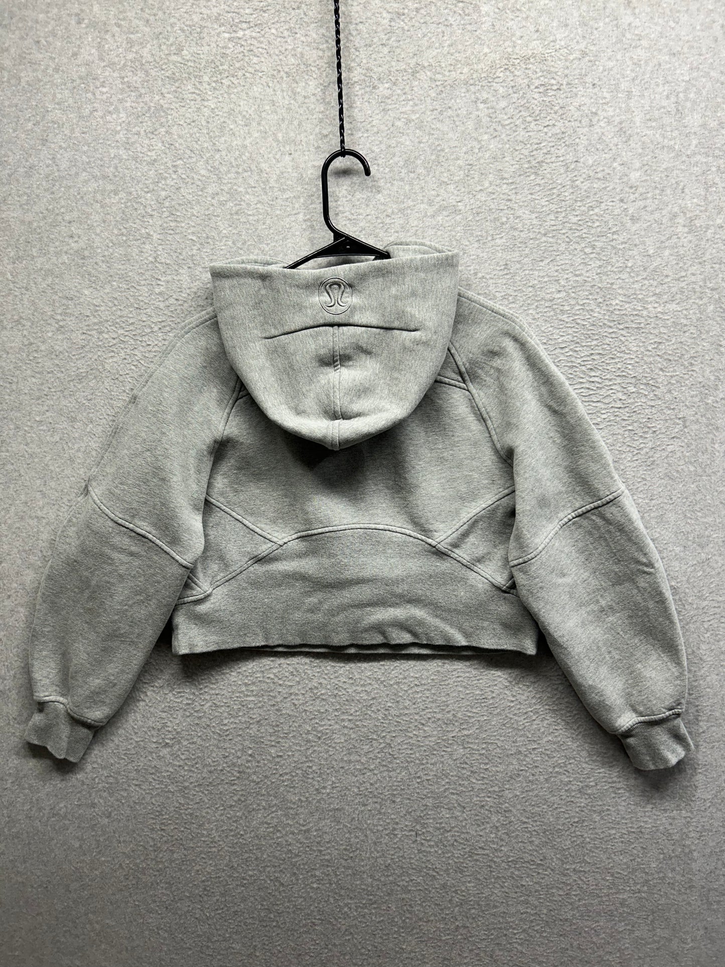 Lululemon Scuba Oversized Half-Zip Hoodie Size XS/S Heathered Core Medium Grey