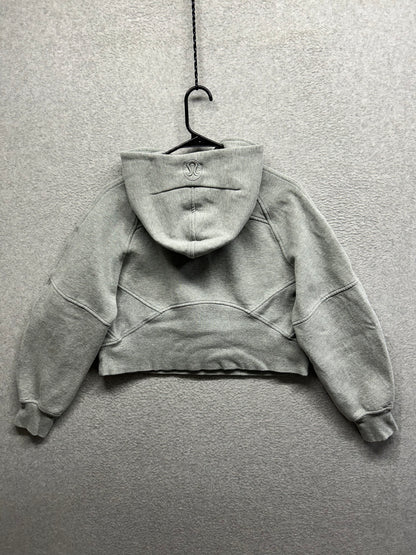 Lululemon Scuba Oversized Half-Zip Hoodie Size XS/S Heathered Core Medium Grey