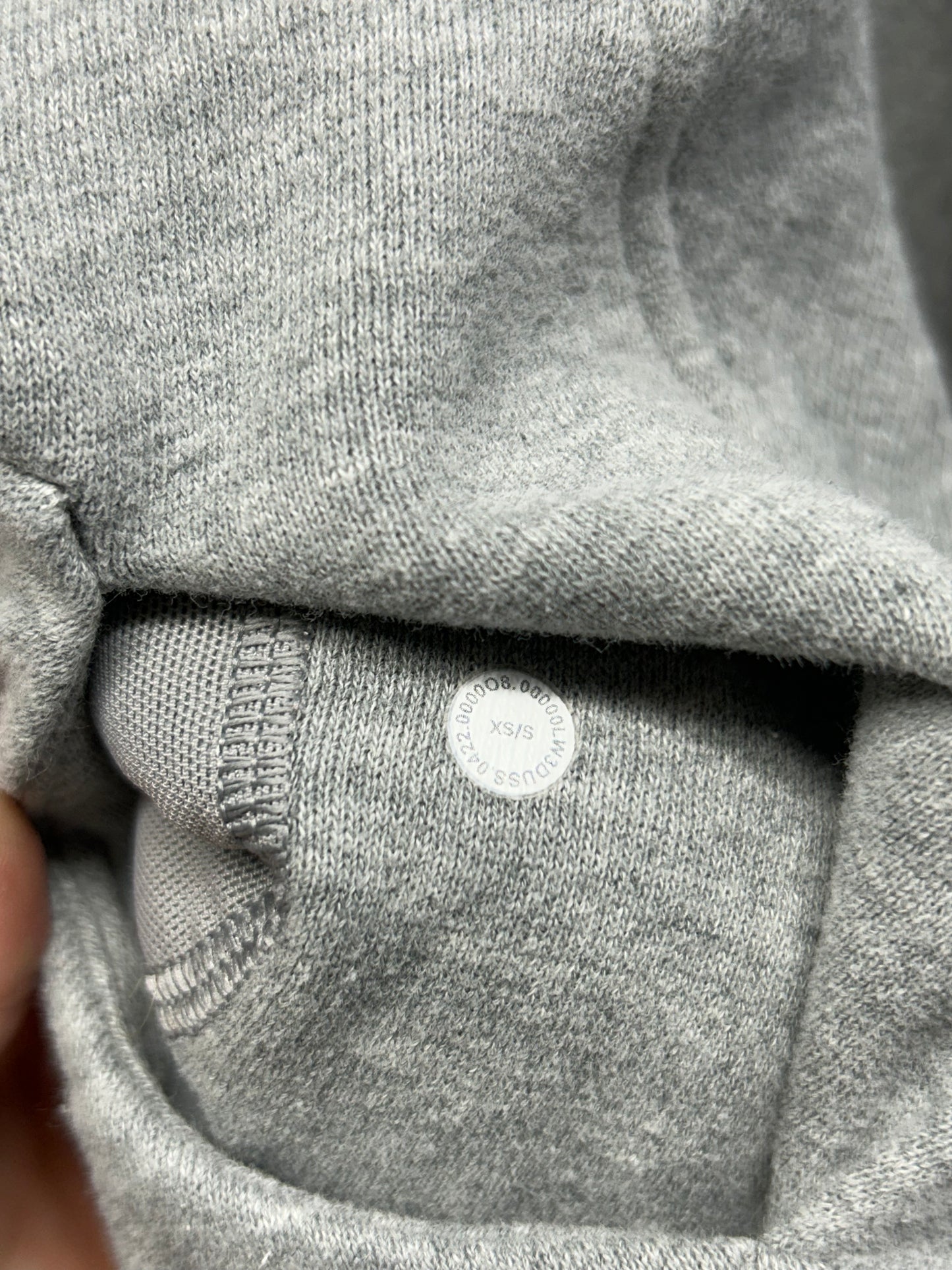 Lululemon Scuba Oversized Half-Zip Hoodie Size XS/S Heathered Core Medium Grey
