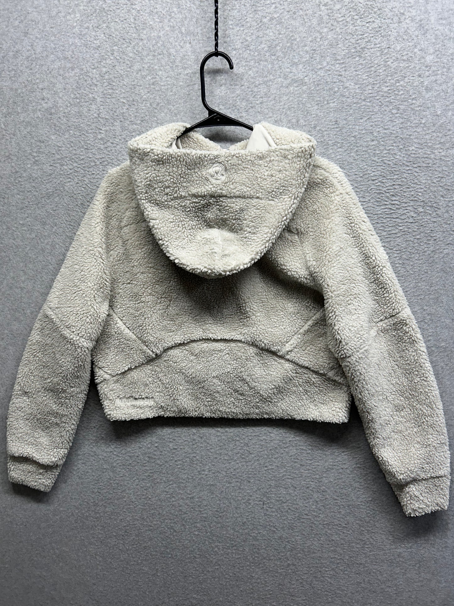 Lululemon Scuba Oversized Half-Zip Fleece Hoodie Size XS/S Bone