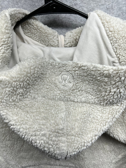 Lululemon Scuba Oversized Half-Zip Fleece Hoodie Size XS/S Bone