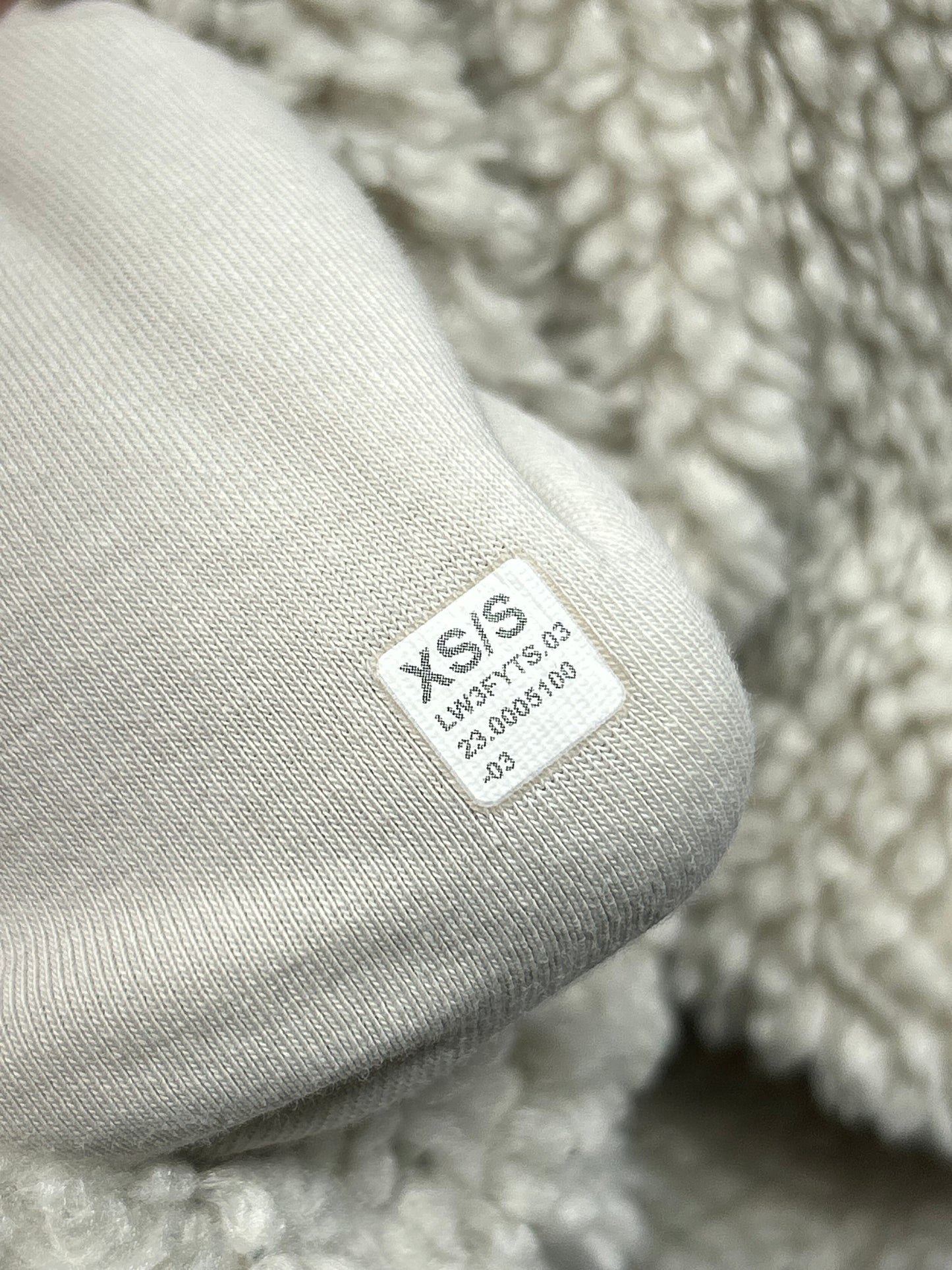 Lululemon Scuba Oversized Half-Zip Fleece Hoodie Size XS/S Bone