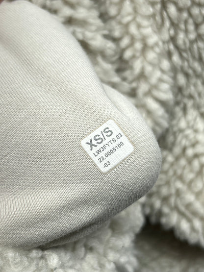 Lululemon Scuba Oversized Half-Zip Fleece Hoodie Size XS/S Bone