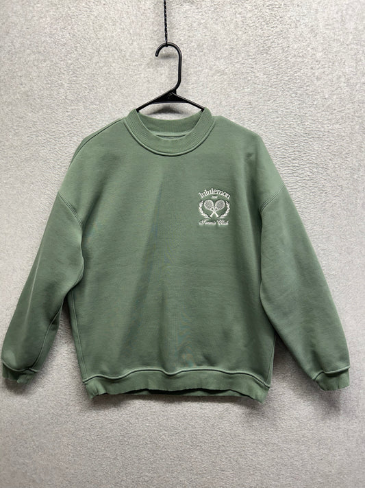 Lululemon Heavyweight Fleece Oversized Pullover Size 10-12 Green Eucalyptus