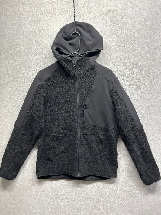 Lululemon Tundra Trek Full Zip Wool Jacket Size Medium Black