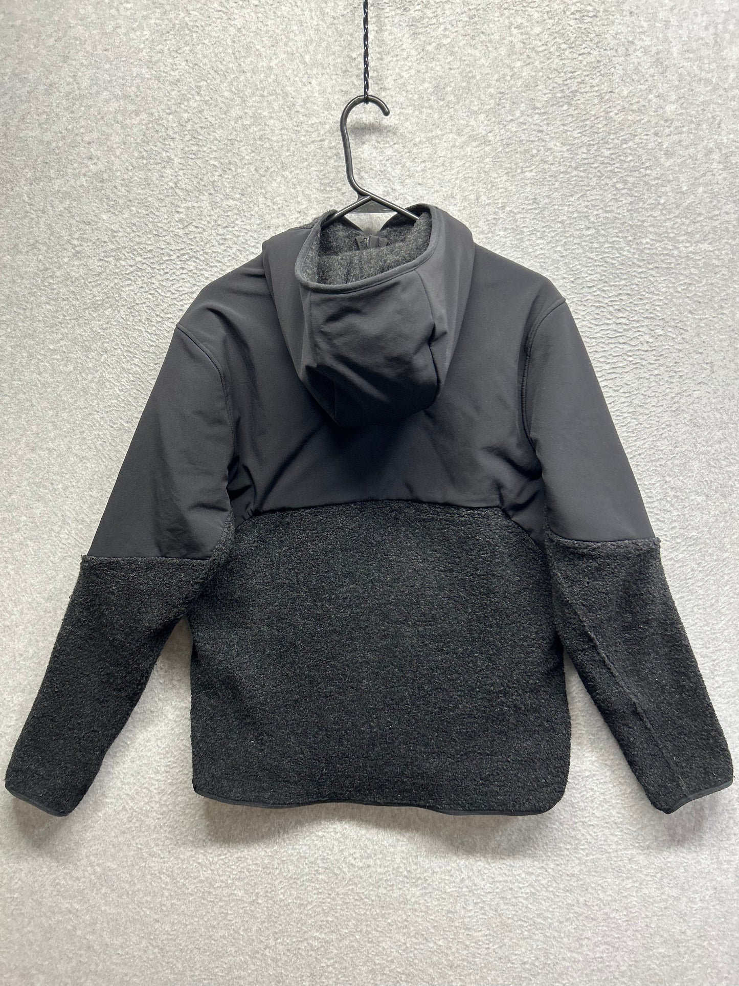 Lululemon Tundra Trek Full Zip Wool Jacket Size Medium Black