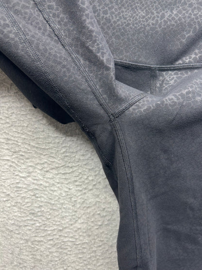 Lululemon Align Super High Rise Short 10" Size 2 Formulate Emboss Black