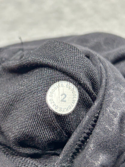 Lululemon Align Super High Rise Short 10" Size 2 Formulate Emboss Black