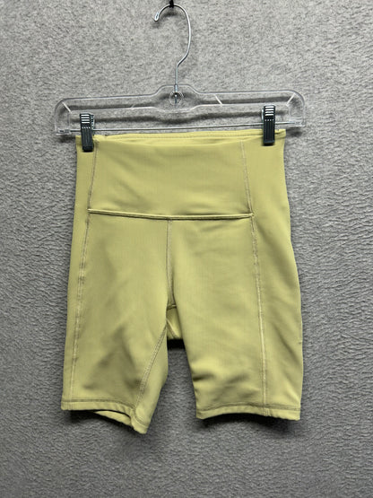 Lululemon Ribbed Contoured High-Rise Short 8" Size 4 Dew Green
