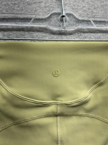 Lululemon Ribbed Contoured High-Rise Short 8" Size 4 Dew Green