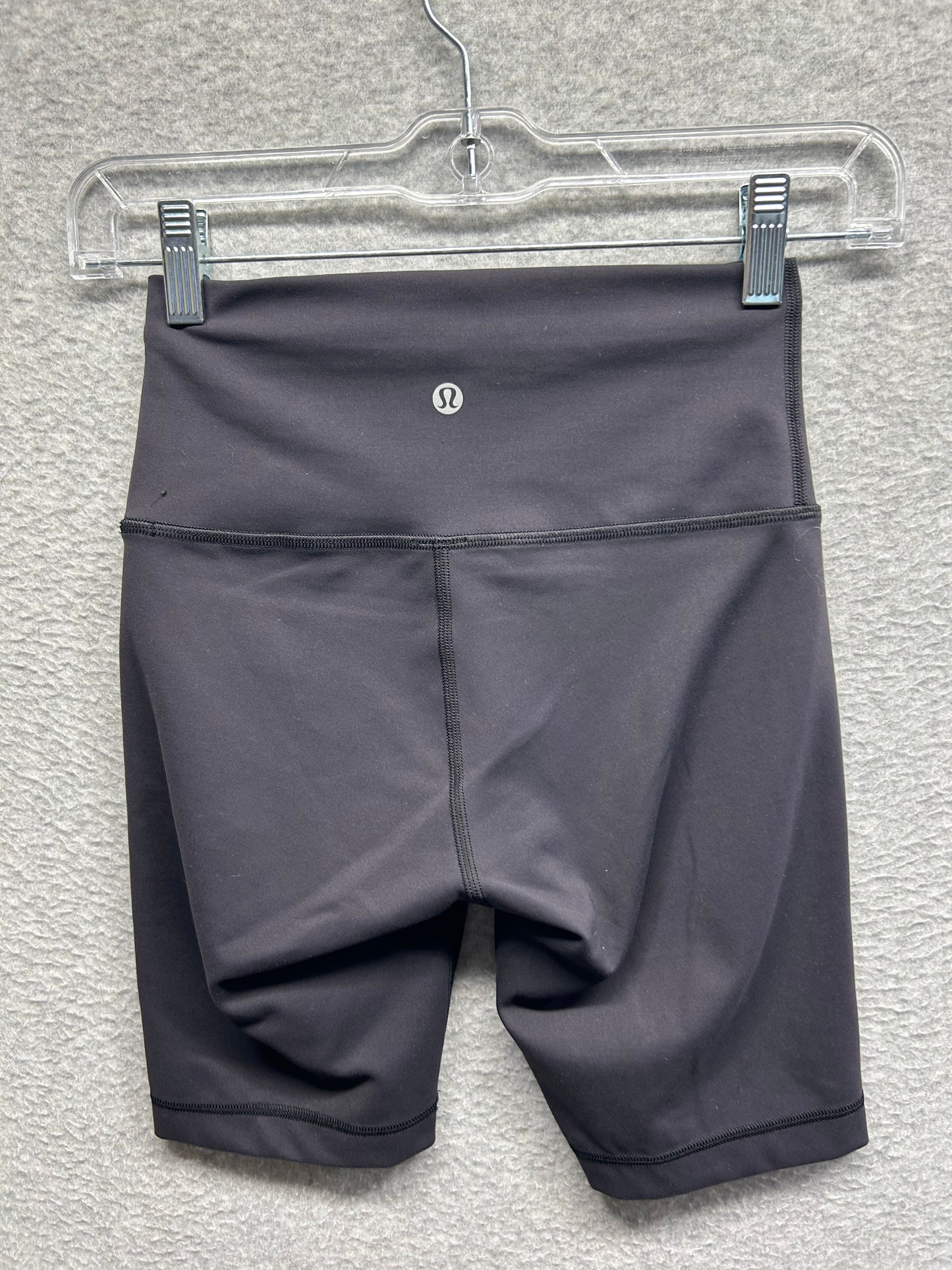 Lululemon Wunder Train High Rise Short 8" Size 4 Black