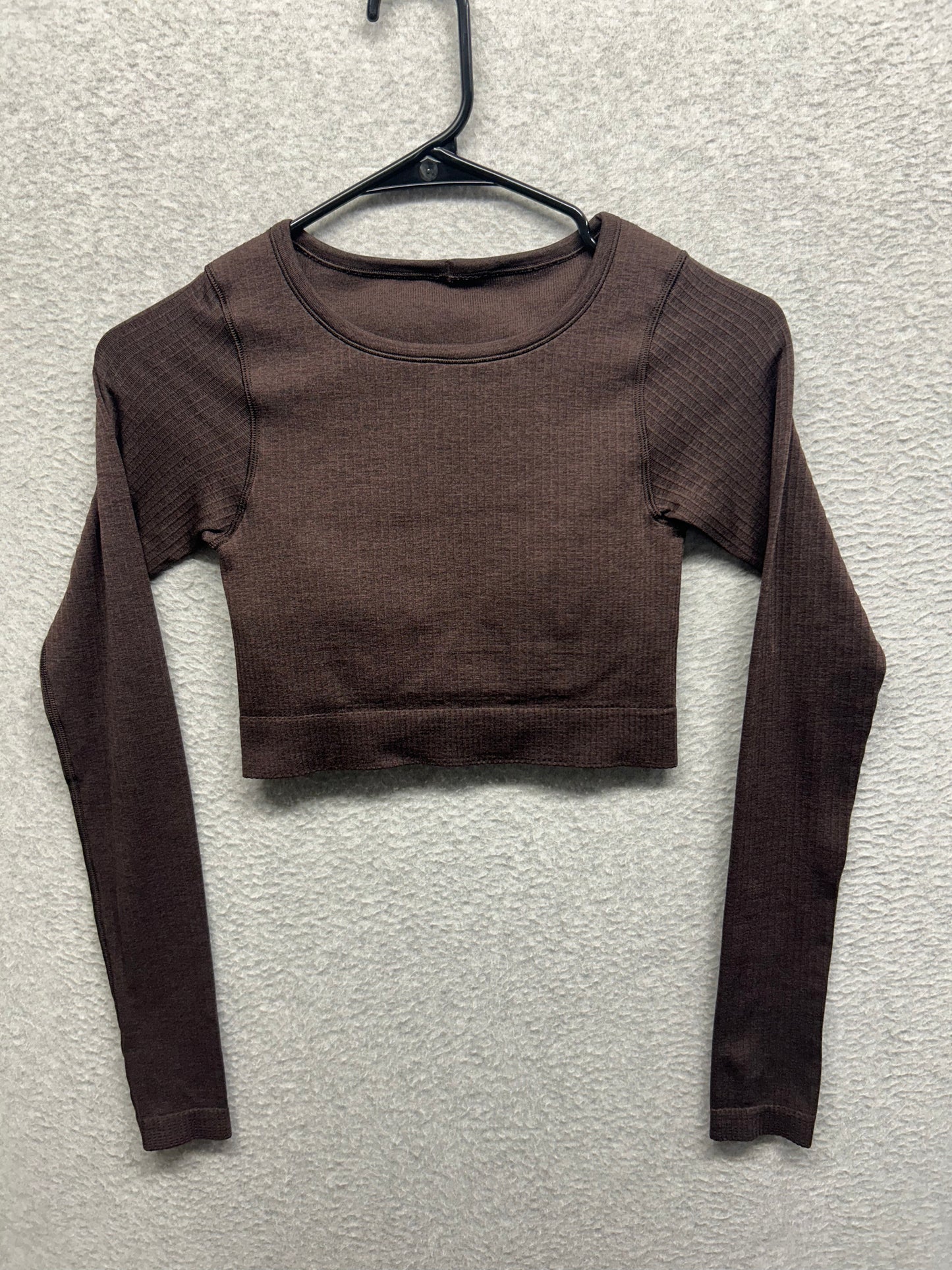 Lululemon Ebb to Street Long Sleeve Shirt Size 2 French Press