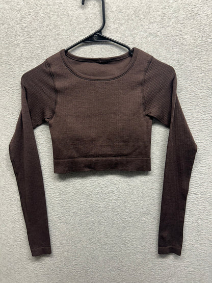 Lululemon Ebb to Street Long Sleeve Shirt Size 2 French Press