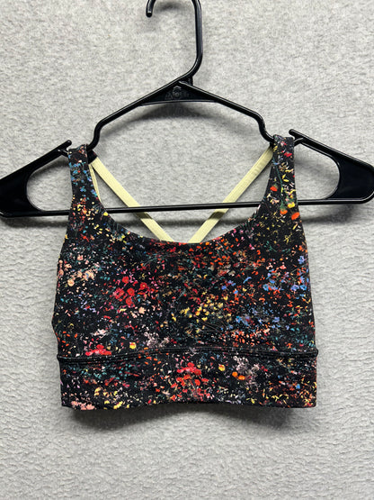 Lululemon Energy Bra Long Line Size 4 Flowerescent Multi