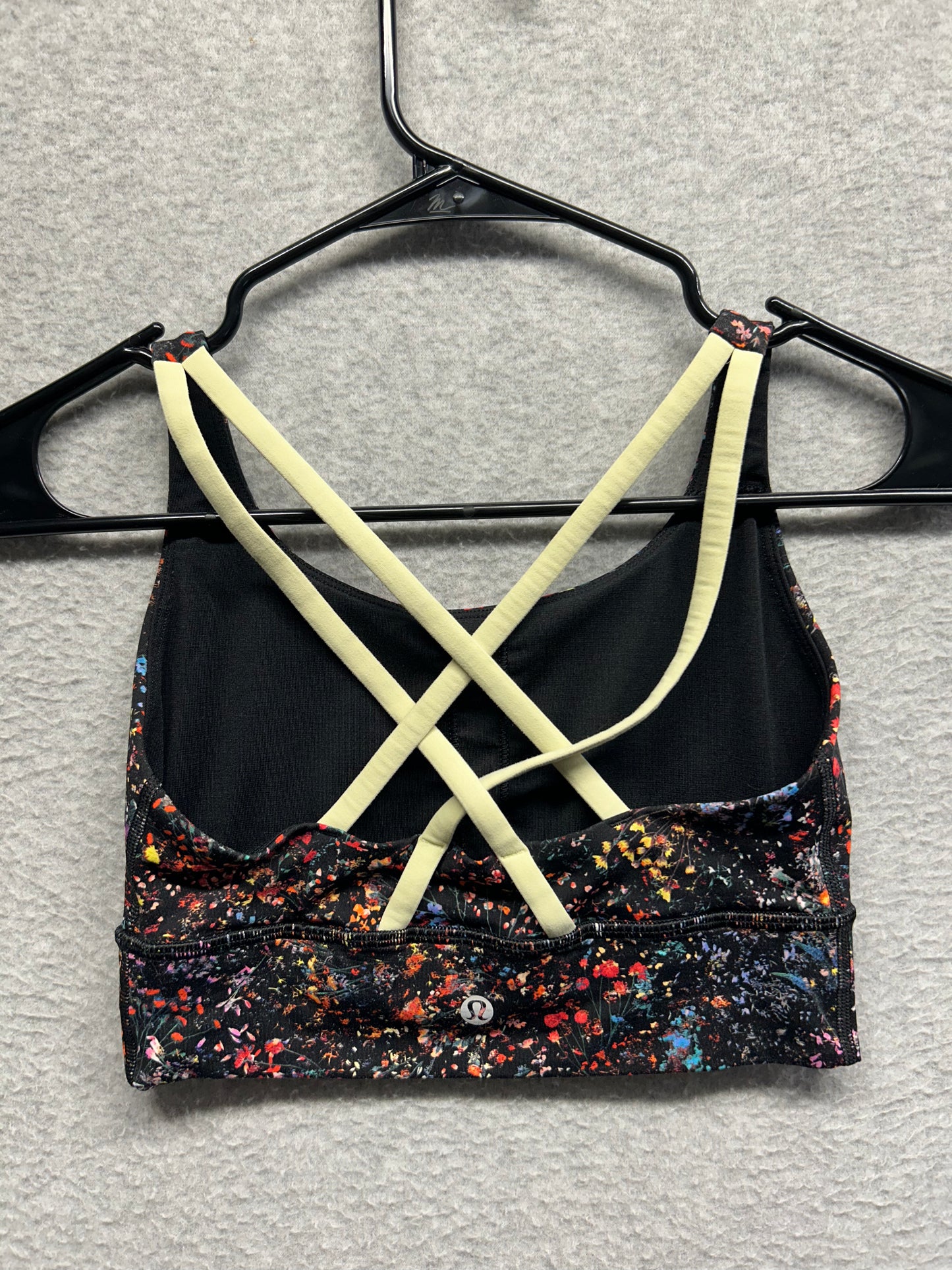 Lululemon Energy Bra Long Line Size 4 Flowerescent Multi