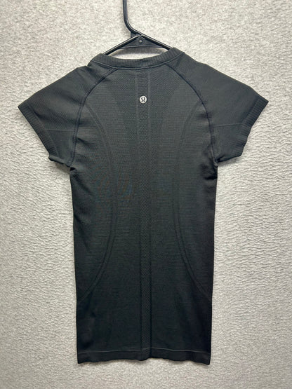 Lululemon Swiftly Tech Short Sleeve Crew Size 2 Black