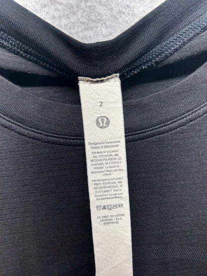 Lululemon Swiftly Tech Long Sleeve Shirt 2.0 Size 2 Black