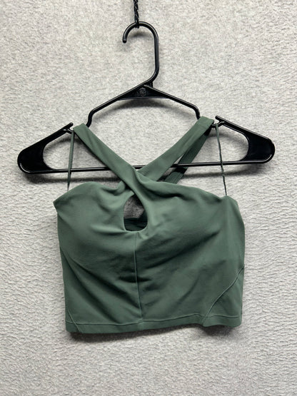 Lululemon Align Keyhole Halter Tank Top Size 4 (Square) Dark Forest