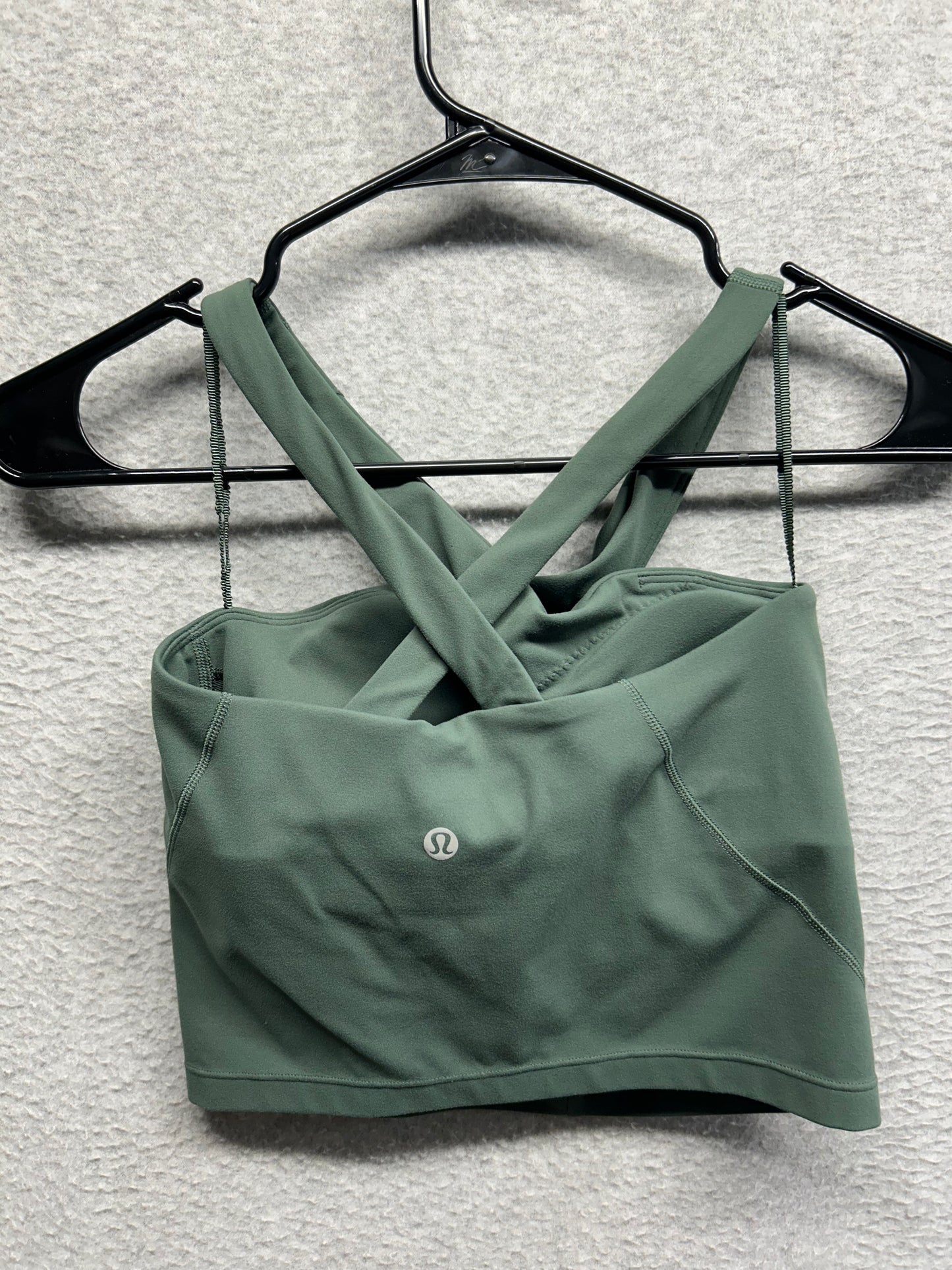 Lululemon Align Keyhole Halter Tank Top Size 4 (Square) Dark Forest