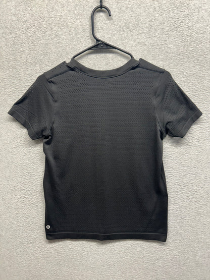 Lululemon Breeze By Short Sleeve Size 6 Black