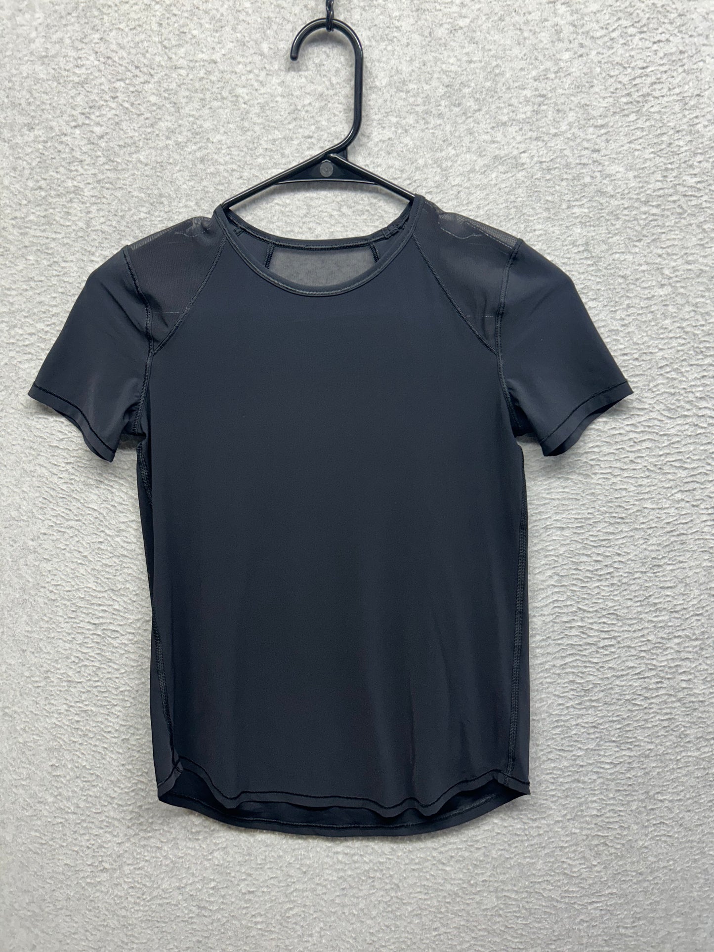 Lululemon Sculpt Short-Sleeve Shirt Size 4 Black