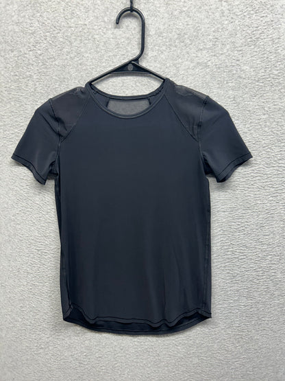 Lululemon Sculpt Short-Sleeve Shirt Size 4 Black