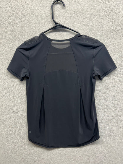 Lululemon Sculpt Short-Sleeve Shirt Size 4 Black