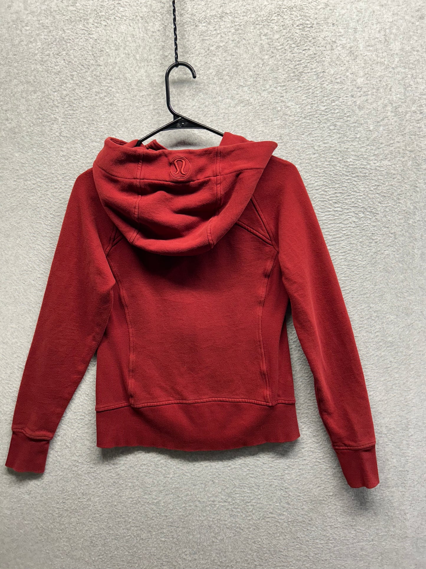 Lululemon Scuba Hoodie Size 6 Dark Sport Red