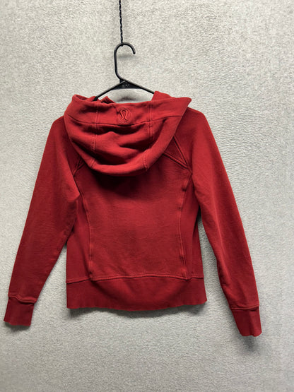 Lululemon Scuba Hoodie Size 6 Dark Sport Red