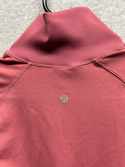 Lululemon Always Alert 1/2 Zip Size 6 Pink