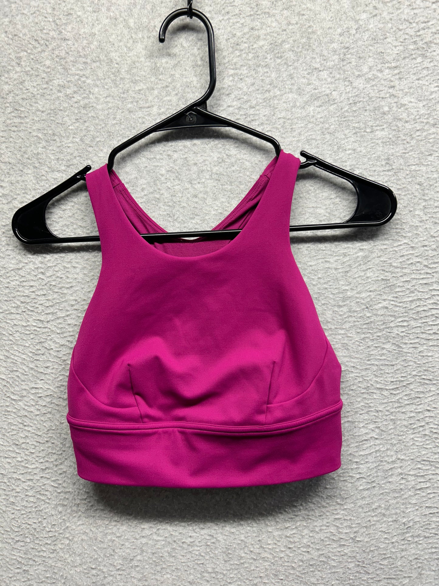 Lululemon Wunder Train Longline Bra Size 6 Magenta Purple