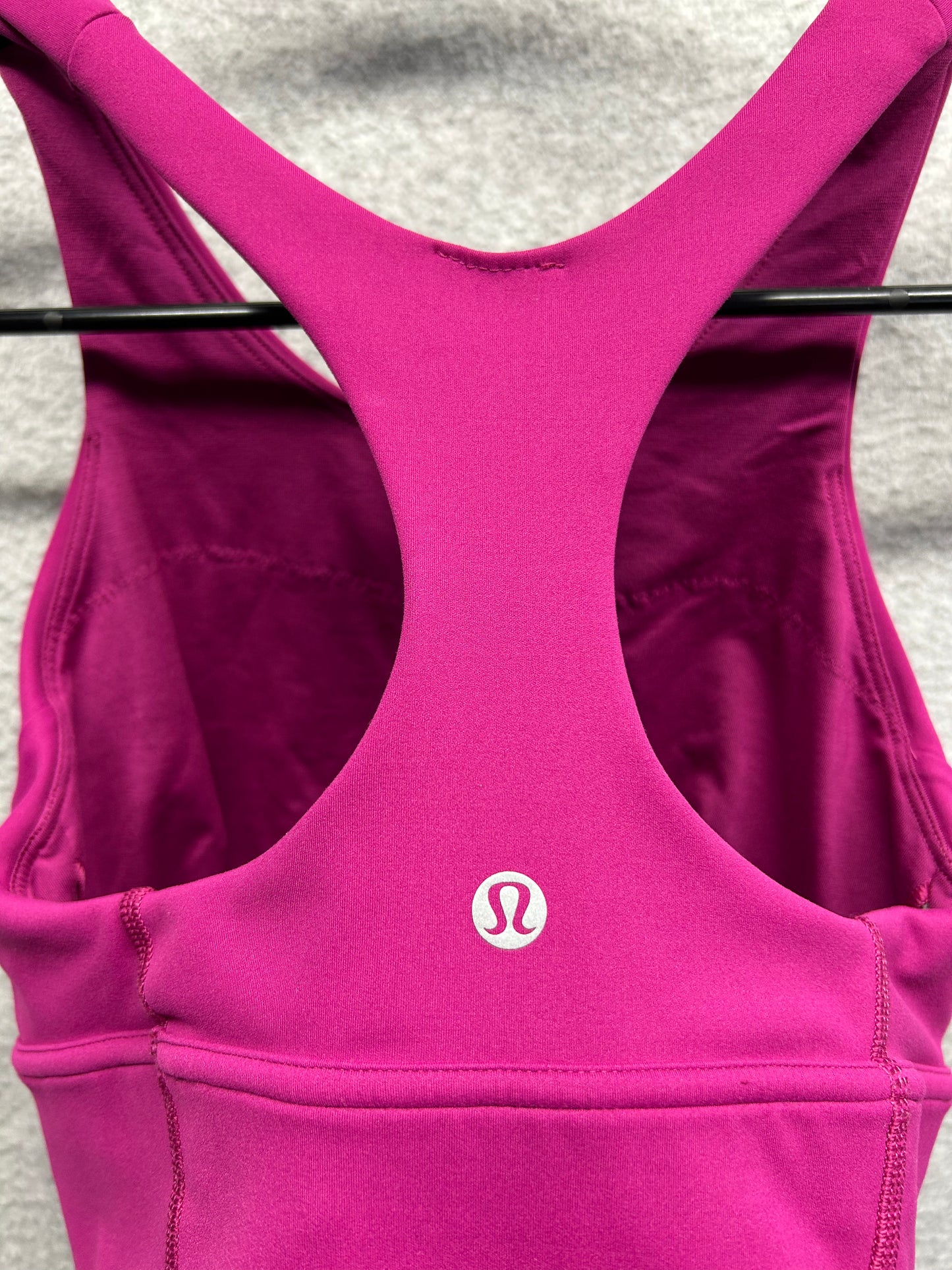 Lululemon Wunder Train Longline Bra Size 6 Magenta Purple