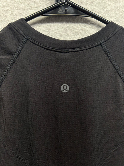 Lululemon Swiftly Tech Cropped Short-Sleeve Shirt 2.0 Size 6 Black