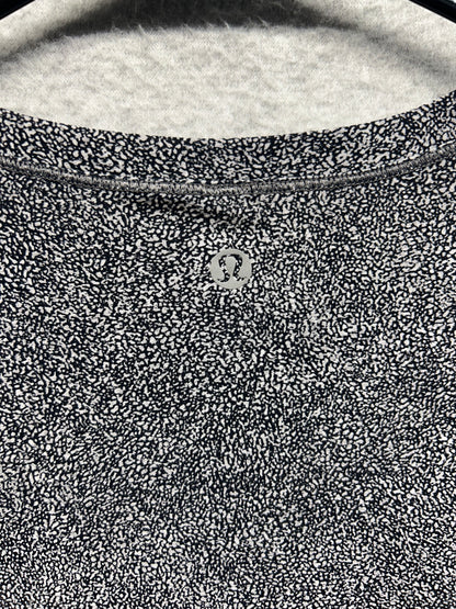 Lululemon Sole Training Short Sleeve Size 6 Sea Spray Alpine White Dark Chrome