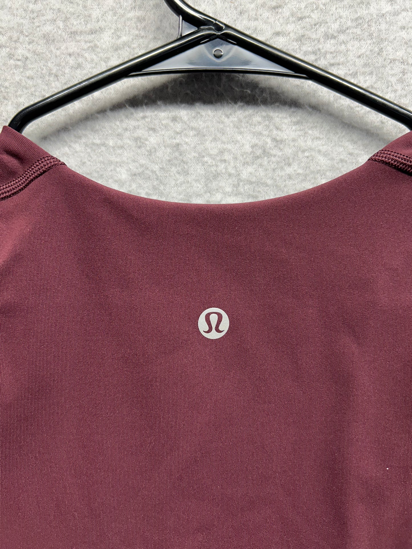Lululemon Kick Serve Sweat Bra Size 6 Bordeaux Drama